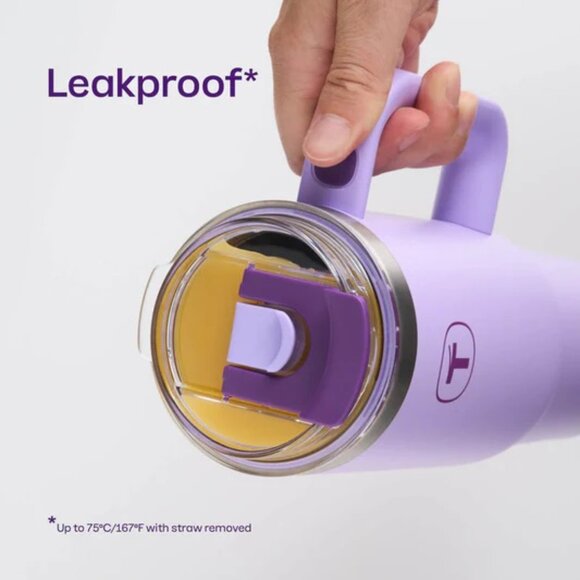 Tupperware big T Tumbler - Navy/Nocturnal Blue  (37 oz / 1.1 L) - Picture 6 of 7